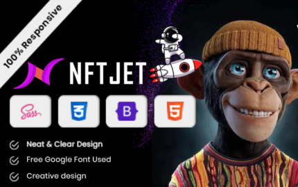 NFTJET | NFT Kripto Para Birimi Bitcoin HTML Pazarı