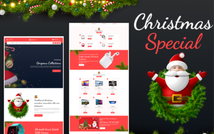 Noel Baba'nın Dükkanı | Noel İndirimi, Teklifler, E-ticaret – Bootstrap Şablonu