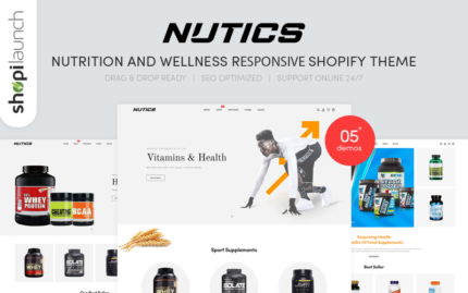 Nutics - Beslenme ve Sağlık Duyarlı Shopify 2.0 Teması