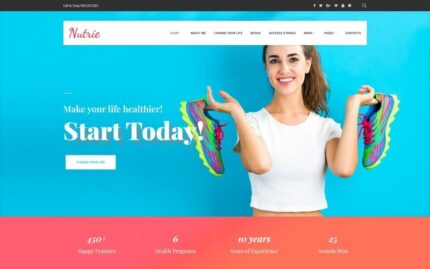 Nutrie - Sağlık Koçu WordPress Teması