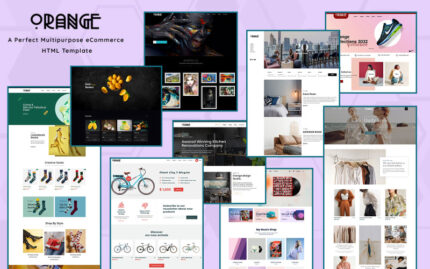 Orange - Çok Amaçlı e-Ticaret HTML Şablonu