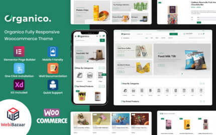 Organico - Şık Organik Gıda Şablonu WooCommerce Teması