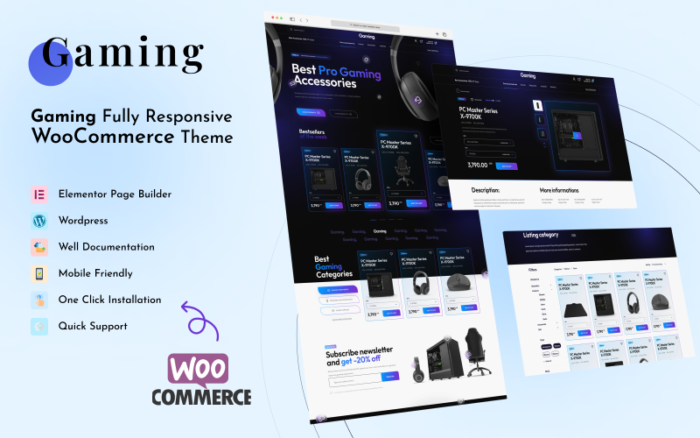 Oyun - Çevrimiçi Oyun Mağazası WooCommerce Teması