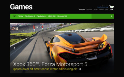 Oyun Portalı Responsive Magento Teması