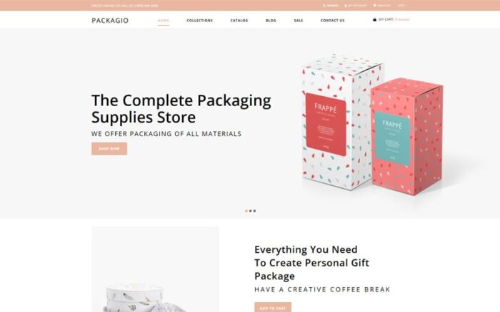 Packagio - Maintenance Clean Shopify Teması