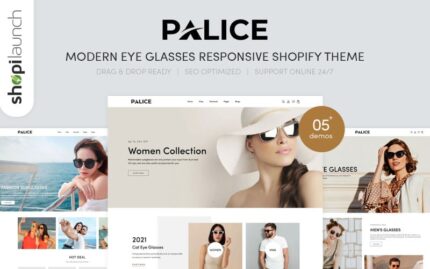 Palice - Modern Gözlükler Duyarlı Shopify Teması