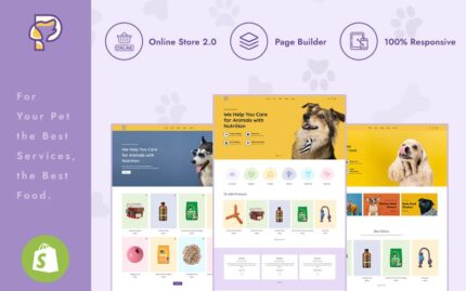 Petshoppe - Evcil Hayvan Mağazası Shopify Teması