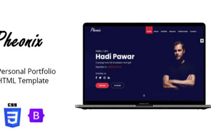 Pheonix - Kişisel Portföy HTML Şablonu - Özgeçmiş Şablonu