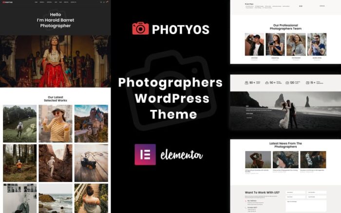 Photyos - Fotoğrafçılar WordPress Teması