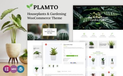 Plamto - Ev Bitkileri ve Bahçe Mağazası Elementor WooCommerce Teması