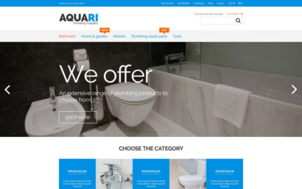 Plumbing Solutions Magento Teması