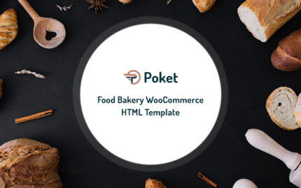 Poket - Yemek Fırını Web Sitesi Şablonu