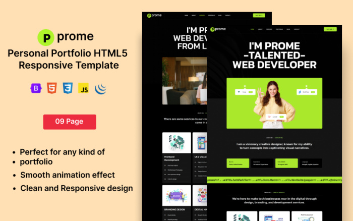 Prome - Kişisel Portföy HTML5 Duyarlı Şablon