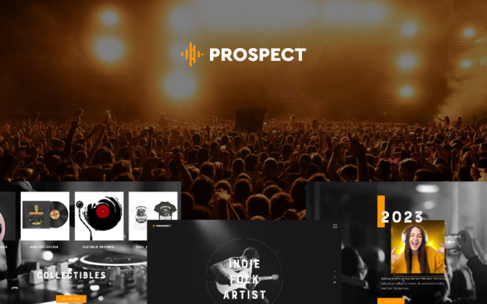 Prospect Müzik Woocommerce WordPress Teması