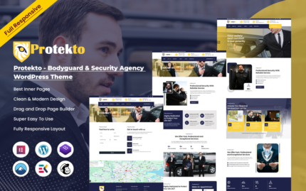 Protekto - Koruma ve Güvenlik Ajansı WordPress Teması