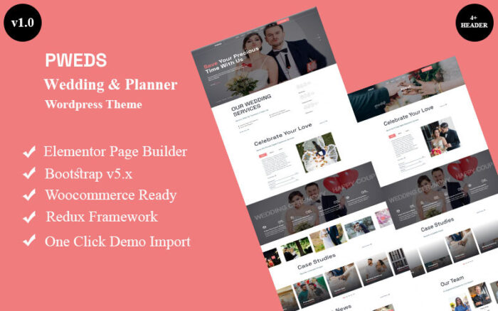 Pweds -Wedding & Planner Wordpress Teması