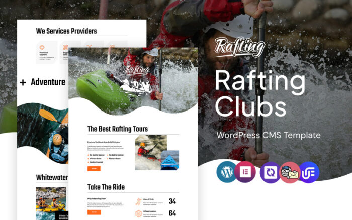 Rafting - Rafting Kulüpleri WordPress Elementor Teması