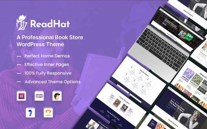 ReadHat - Kitap Mağazası WooCommerce WordPress Teması