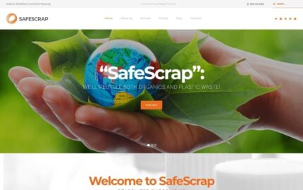 Recycling Services Environmental WordPress Teması