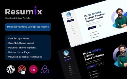 Resumix - Kişisel Portföy WordPress Teması