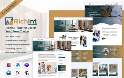 Richint - İç Tasarım WordPress Teması