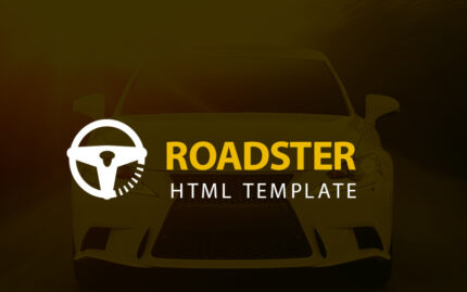 Roadster - Otomotiv Web Sitesi Şablonu