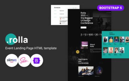 Rolla - HTML5 Etkinlik Biletleri Şablonu