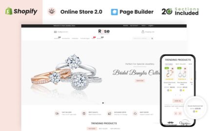 Rose Jewellery Shopify Teması