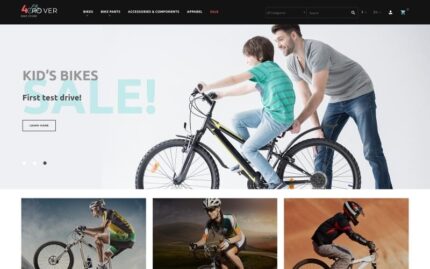 4Rover - Bike Store PrestaShop Teması