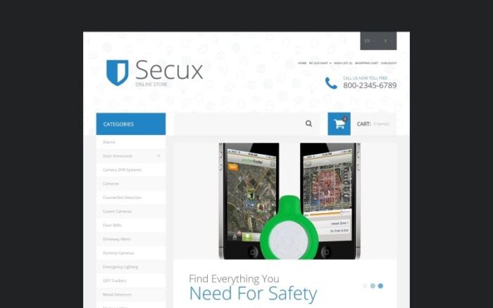 Secux OpenCart Şablonu