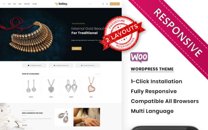 Selley - Çok Amaçlı Premium Duyarlı WooCommerce Teması