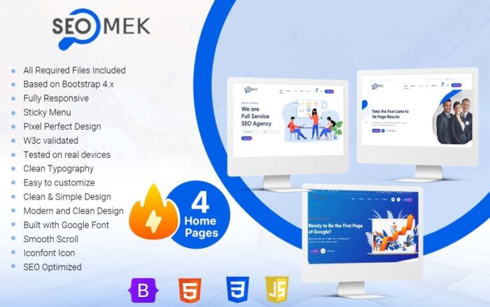 SEOMEK - SEO ve Pazarlama HTML5 Şablonu