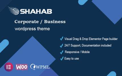 Shahab - Kurumsal ve İş WordPress Teması