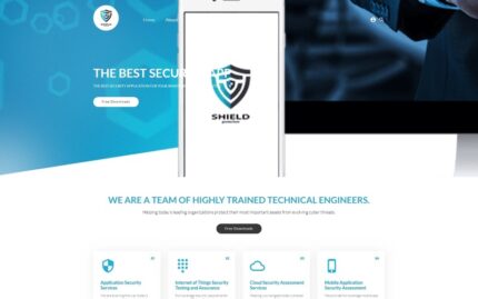 Shield - En İyi Güvenlik Uygulaması Joomla Şablonu