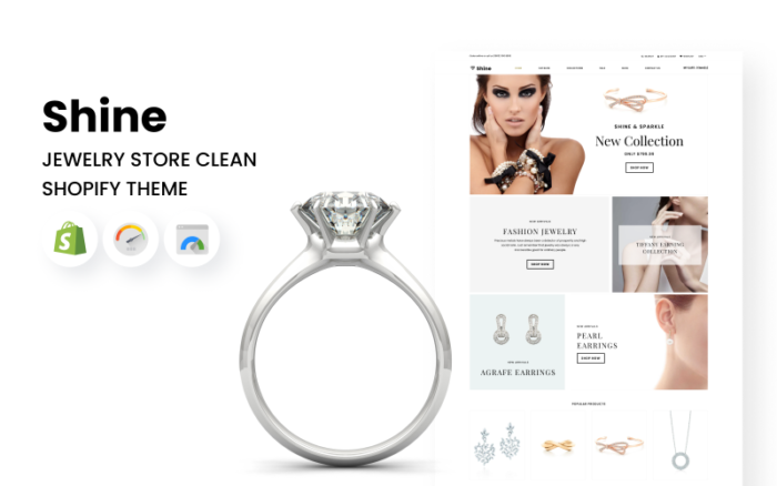 Shine & Sparkle - Kuyumcu Temiz Shopify Teması