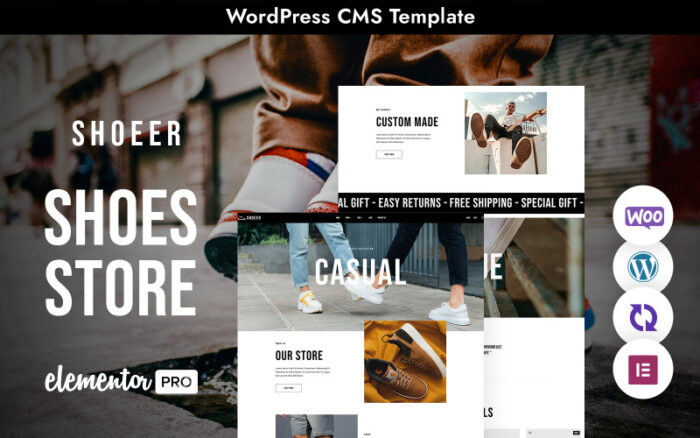 Shoeer - Ayakkabı Mağazası Çok Amaçlı Duyarlı WordPress Teması