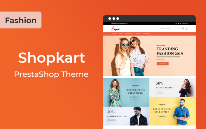 Shopkart - Moda Duyarlı Prestashop Teması