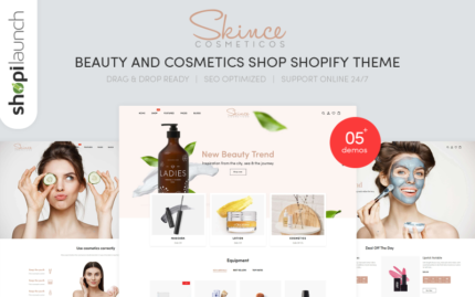 Skince - Duyarlı Güzellik ve Kozmetik Mağazası Shopify Teması