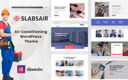 Slabsair - Klima ve Isıtma WordPress Teması