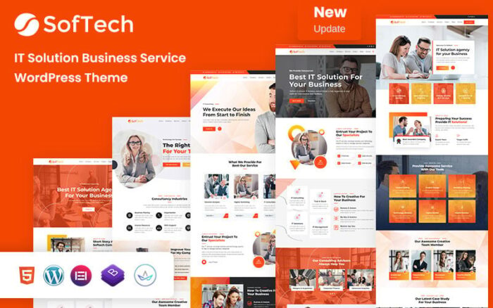 Softech - BT Çözümü ve İş Hizmeti WordPress Teması