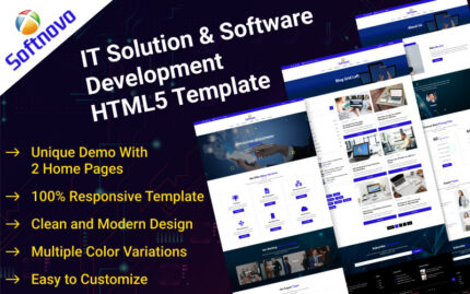 Softnovo - BT Çözümü ve Yazılım Geliştirme HTML5 Şablonu