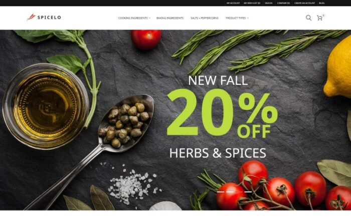 Spicelo - AMP Spice Shop Magento Teması