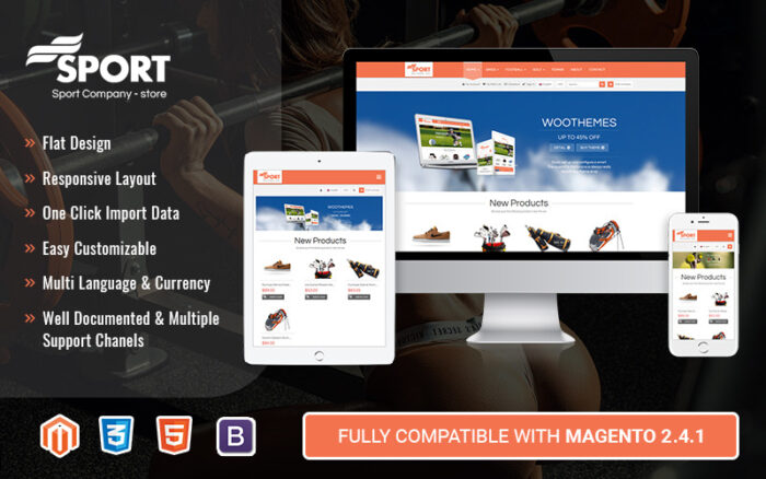 Spor - Çok Amaçlı Duyarlı Magento 2 Teması