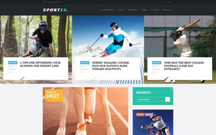 Sportex - Duyarlı Spor Haberleri WordPress teması