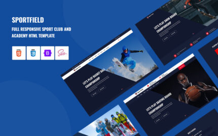 SportField - Spor Kulübü ve Akademi HTML Şablonu