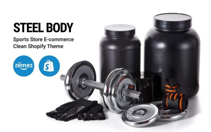 Steel Body - Spor Mağazası E-ticaret Temiz Shopify Teması