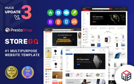 StoreGo - Çok Amaçlı Premium Elektronik PrestaShop Teması