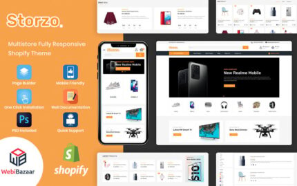 Storzo - Çok Amaçlı E-ticaret Shopify Teması