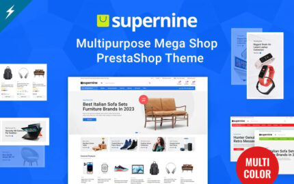 Supernine - Çok Amaçlı Mega Mağaza Prestashop Teması