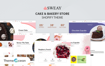 Sweay - Cake & Bakery Duyarlı Shopify Teması